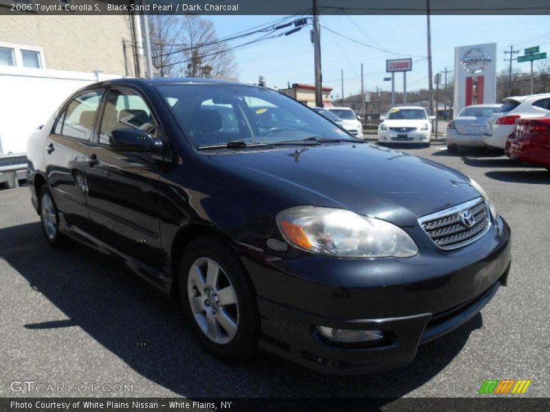 Black Sand Pearl / Dark Charcoal 2006 Toyota Corolla S