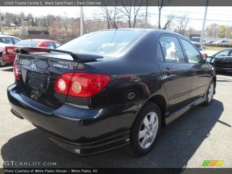 Black Sand Pearl / Dark Charcoal 2006 Toyota Corolla S