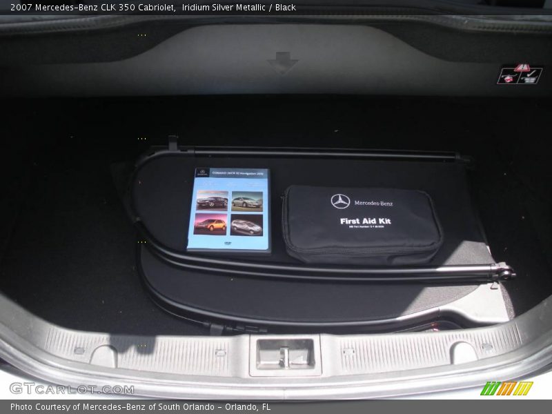 Iridium Silver Metallic / Black 2007 Mercedes-Benz CLK 350 Cabriolet