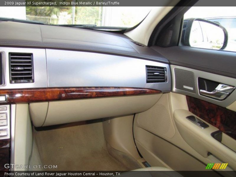 Indigo Blue Metallic / Barley/Truffle 2009 Jaguar XF Supercharged