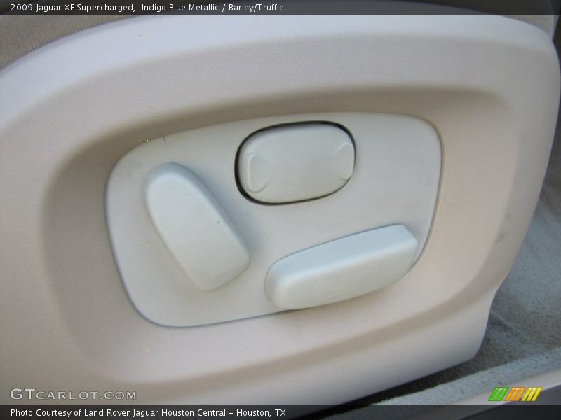 Indigo Blue Metallic / Barley/Truffle 2009 Jaguar XF Supercharged