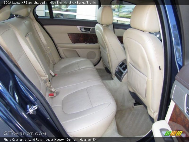 Indigo Blue Metallic / Barley/Truffle 2009 Jaguar XF Supercharged