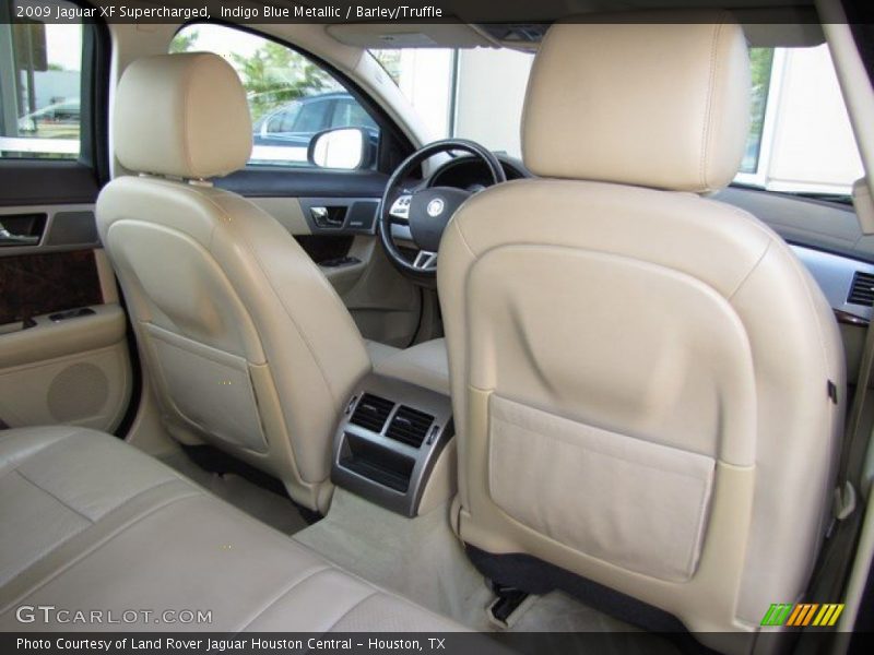 Indigo Blue Metallic / Barley/Truffle 2009 Jaguar XF Supercharged