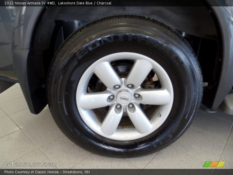 Lakeshore Slate Blue / Charcoal 2012 Nissan Armada SV 4WD