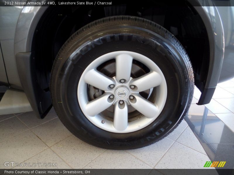 Lakeshore Slate Blue / Charcoal 2012 Nissan Armada SV 4WD
