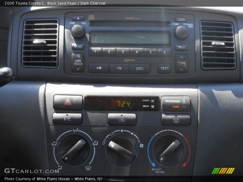 Black Sand Pearl / Dark Charcoal 2006 Toyota Corolla S