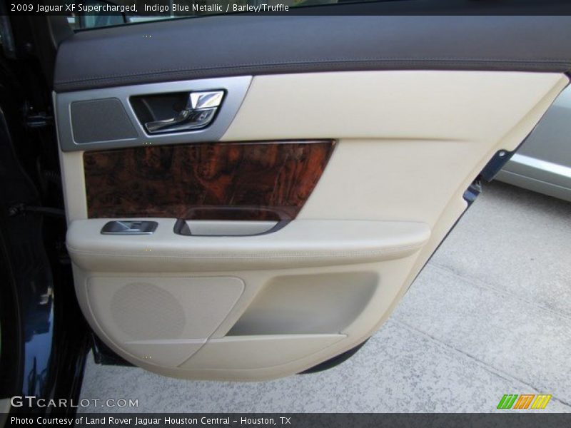 Indigo Blue Metallic / Barley/Truffle 2009 Jaguar XF Supercharged
