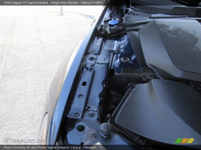 Indigo Blue Metallic / Barley/Truffle 2009 Jaguar XF Supercharged