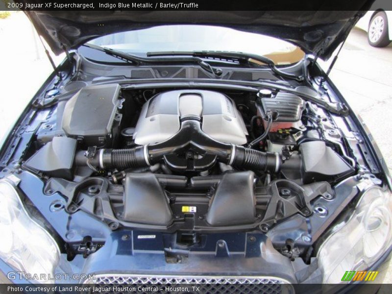 Indigo Blue Metallic / Barley/Truffle 2009 Jaguar XF Supercharged