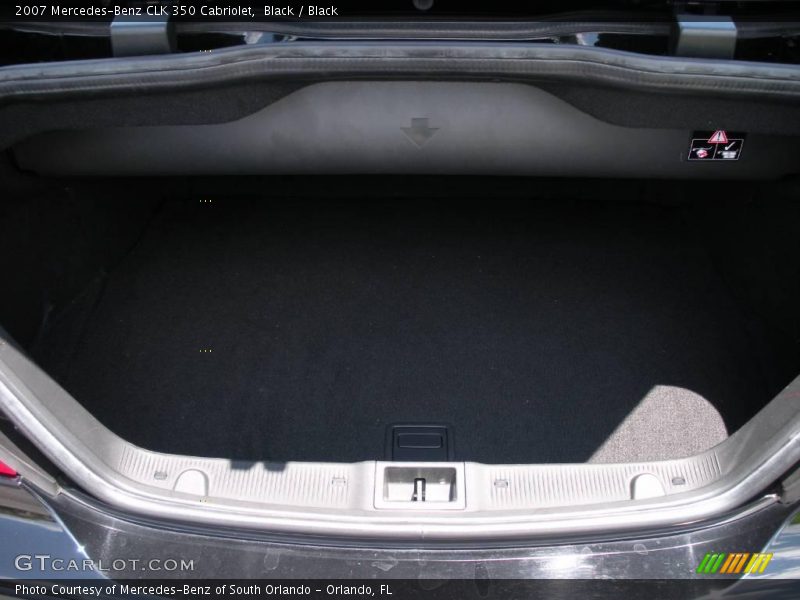 Black / Black 2007 Mercedes-Benz CLK 350 Cabriolet