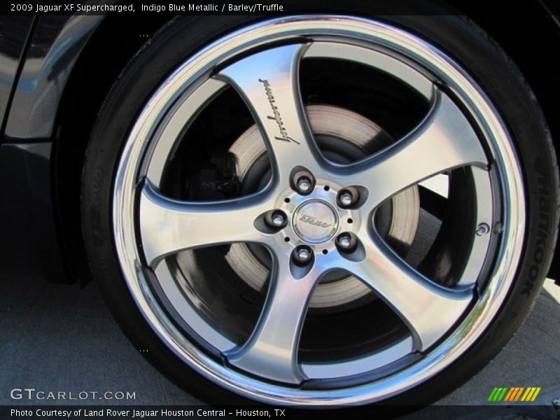 Indigo Blue Metallic / Barley/Truffle 2009 Jaguar XF Supercharged