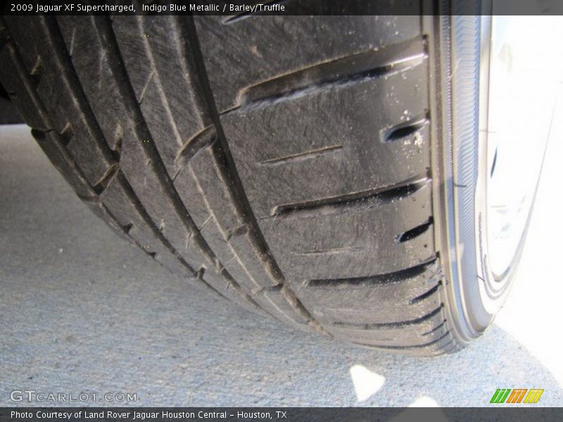 Indigo Blue Metallic / Barley/Truffle 2009 Jaguar XF Supercharged