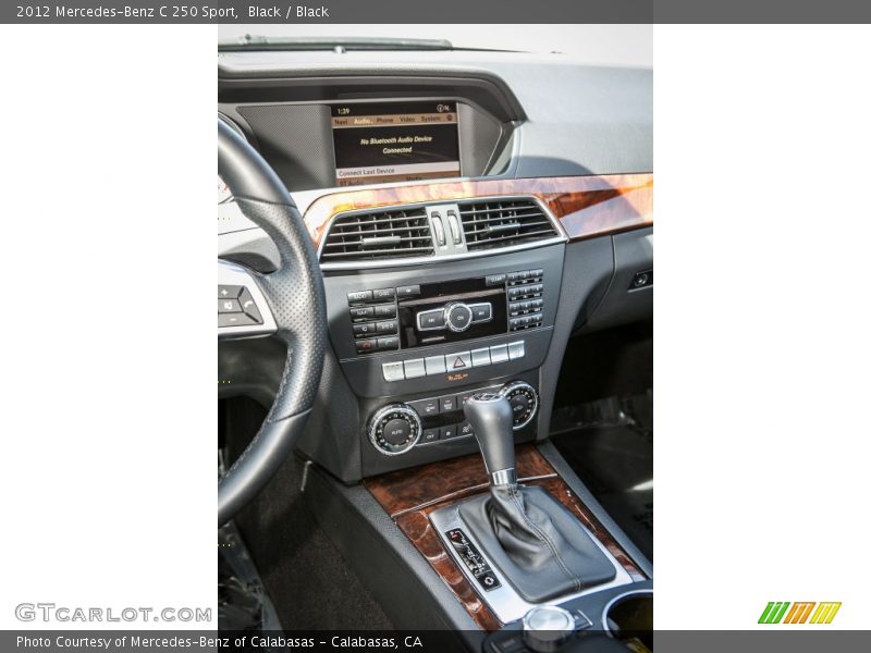 Black / Black 2012 Mercedes-Benz C 250 Sport