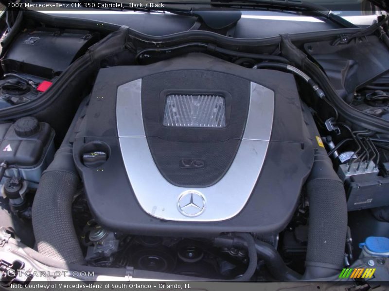 Black / Black 2007 Mercedes-Benz CLK 350 Cabriolet