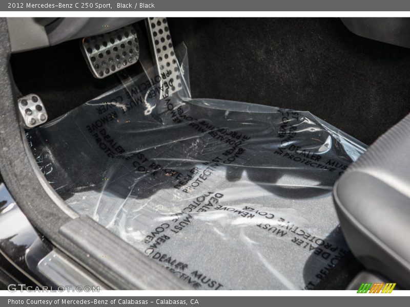Black / Black 2012 Mercedes-Benz C 250 Sport