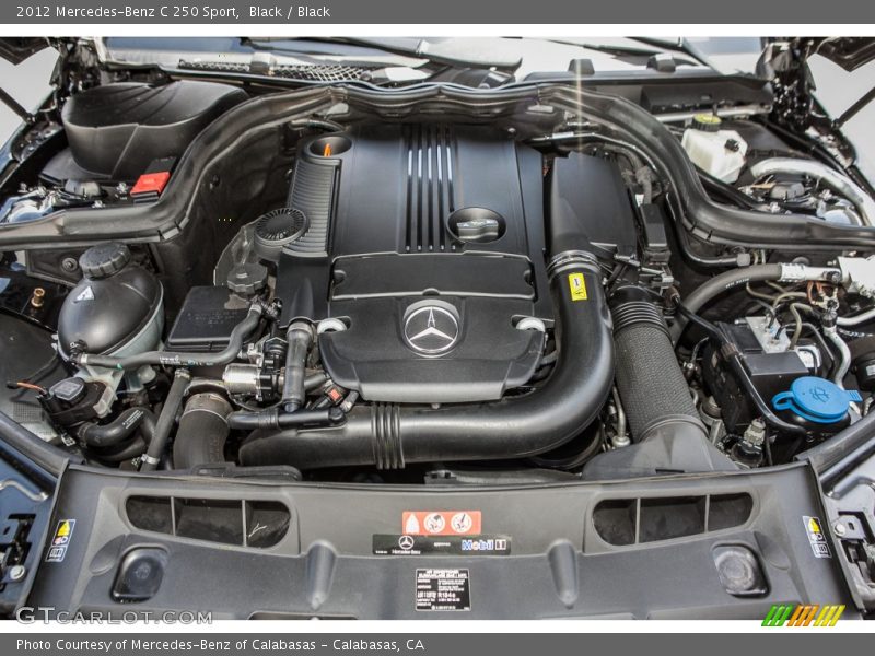 Black / Black 2012 Mercedes-Benz C 250 Sport