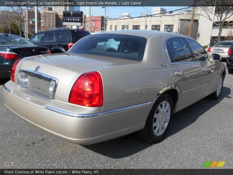 Light French Silk Metallic / Light Camel 2008 Lincoln Town Car Signature Limited