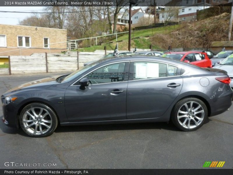 Meteor Gray Mica / Black 2014 Mazda MAZDA6 Grand Touring