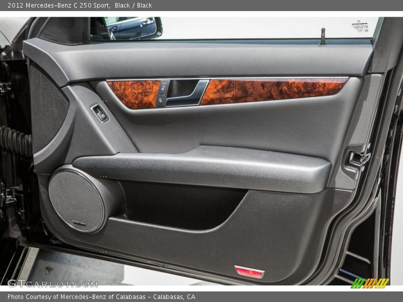 Black / Black 2012 Mercedes-Benz C 250 Sport