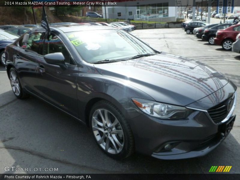 Meteor Gray Mica / Black 2014 Mazda MAZDA6 Grand Touring