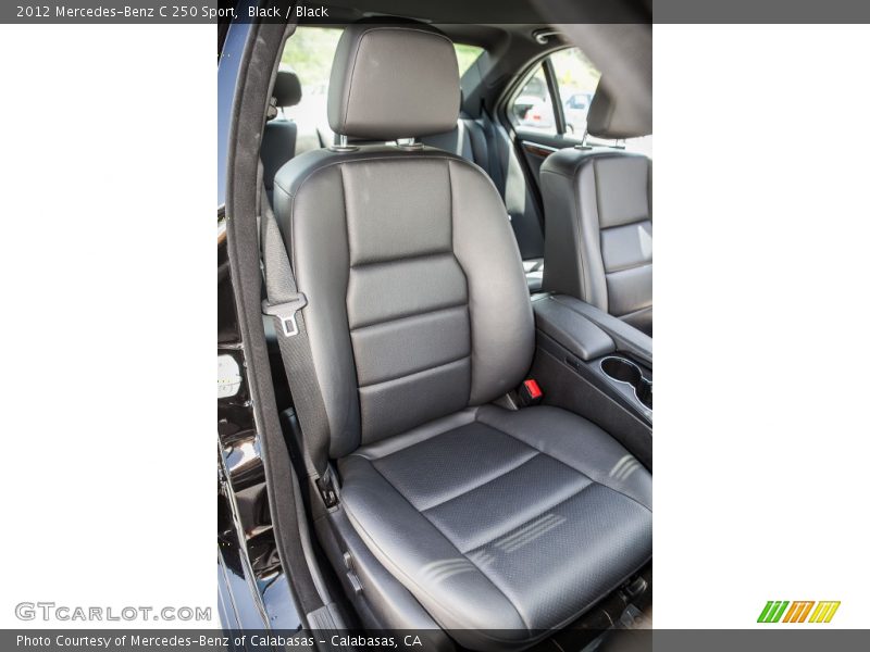Black / Black 2012 Mercedes-Benz C 250 Sport
