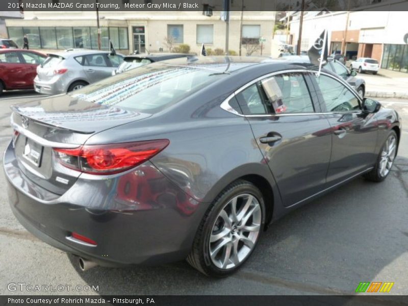 Meteor Gray Mica / Black 2014 Mazda MAZDA6 Grand Touring