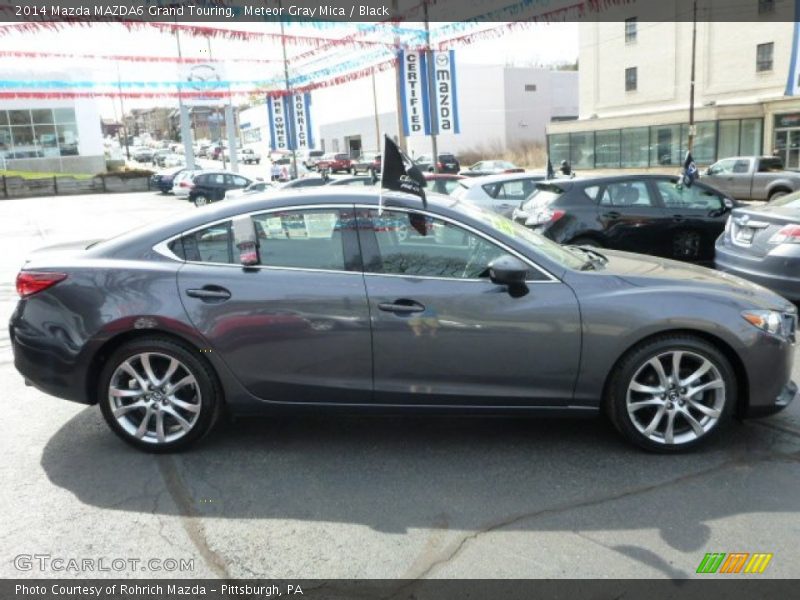 Meteor Gray Mica / Black 2014 Mazda MAZDA6 Grand Touring