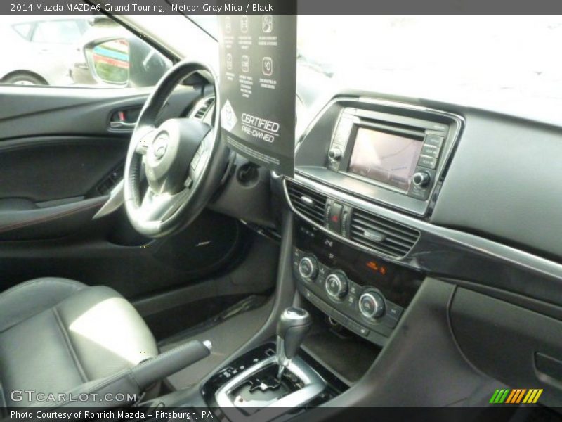 Meteor Gray Mica / Black 2014 Mazda MAZDA6 Grand Touring
