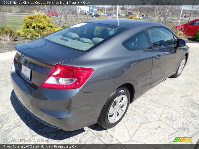 Polished Metal Metallic / Gray 2013 Honda Civic LX Coupe