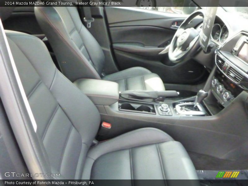 Meteor Gray Mica / Black 2014 Mazda MAZDA6 Grand Touring