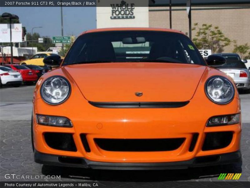 Orange/Black / Black 2007 Porsche 911 GT3 RS