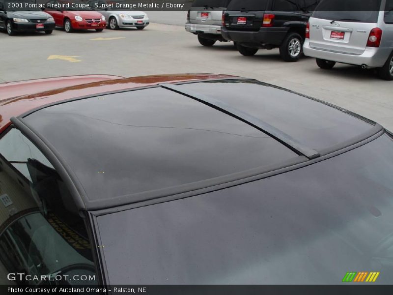 Sunset Orange Metallic / Ebony 2001 Pontiac Firebird Coupe