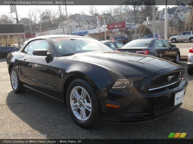 Black / Stone 2013 Ford Mustang V6 Convertible