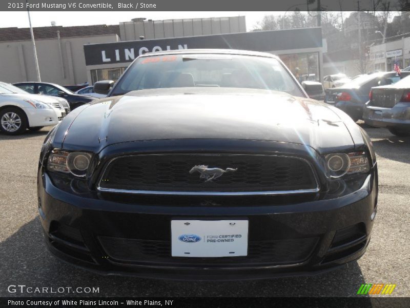 Black / Stone 2013 Ford Mustang V6 Convertible