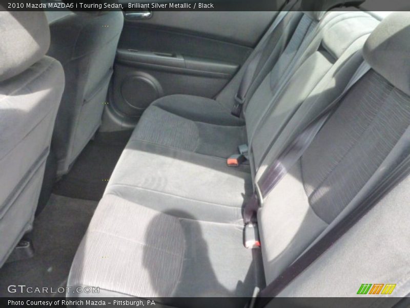 Brilliant Silver Metallic / Black 2010 Mazda MAZDA6 i Touring Sedan