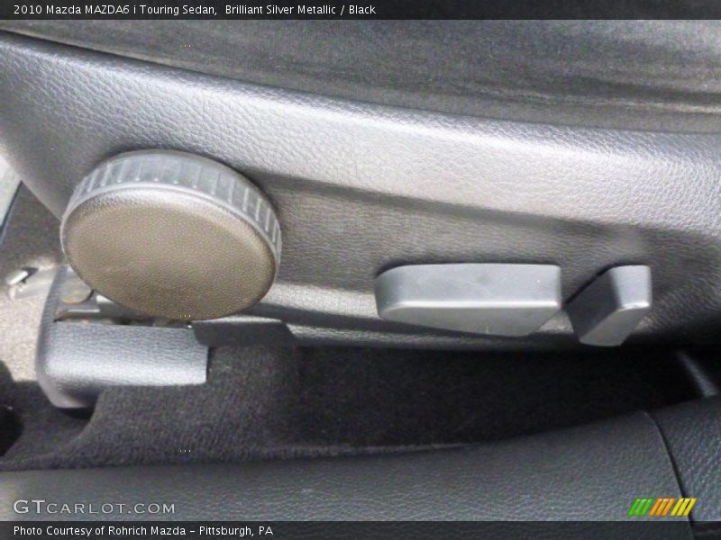 Brilliant Silver Metallic / Black 2010 Mazda MAZDA6 i Touring Sedan