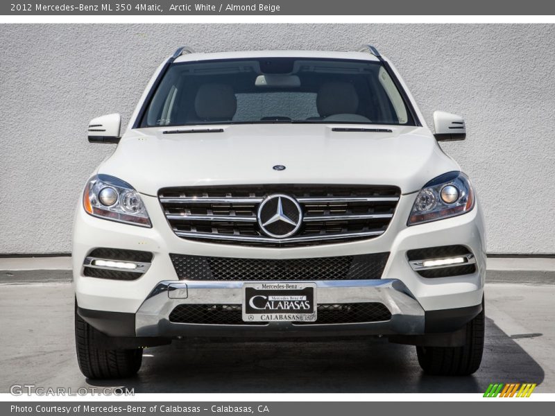 Arctic White / Almond Beige 2012 Mercedes-Benz ML 350 4Matic