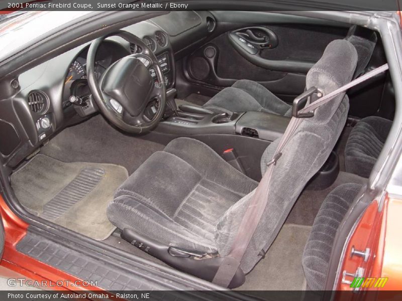 Sunset Orange Metallic / Ebony 2001 Pontiac Firebird Coupe