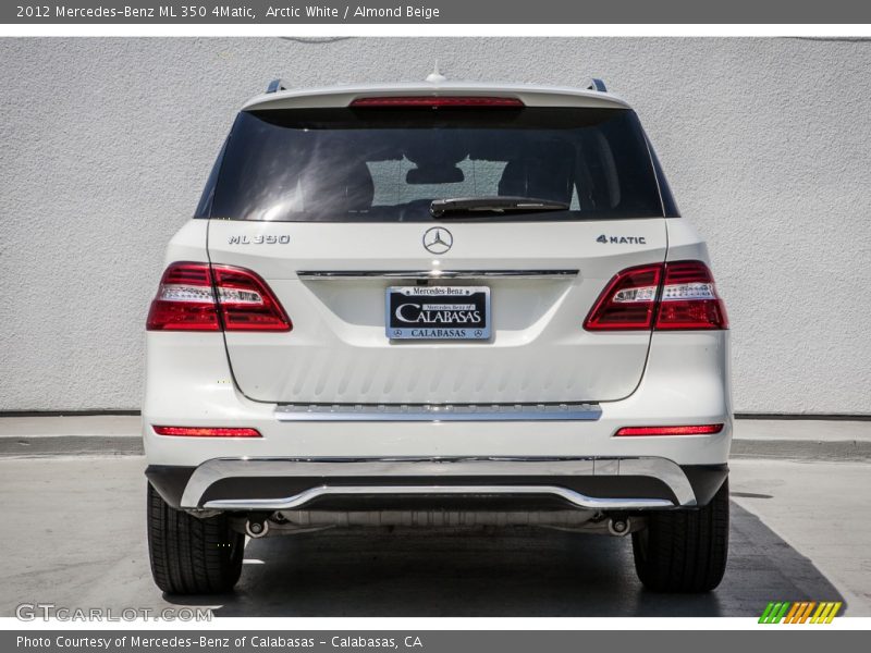 Arctic White / Almond Beige 2012 Mercedes-Benz ML 350 4Matic
