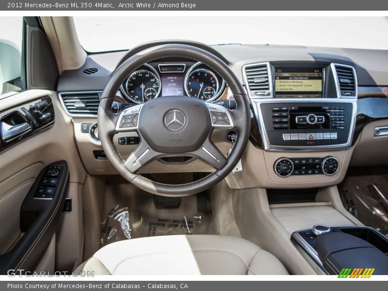 Arctic White / Almond Beige 2012 Mercedes-Benz ML 350 4Matic