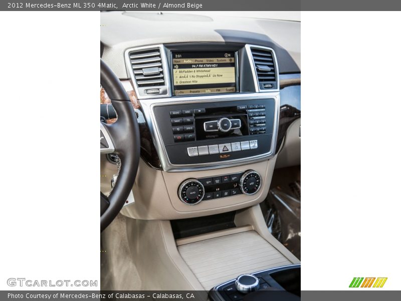 Arctic White / Almond Beige 2012 Mercedes-Benz ML 350 4Matic