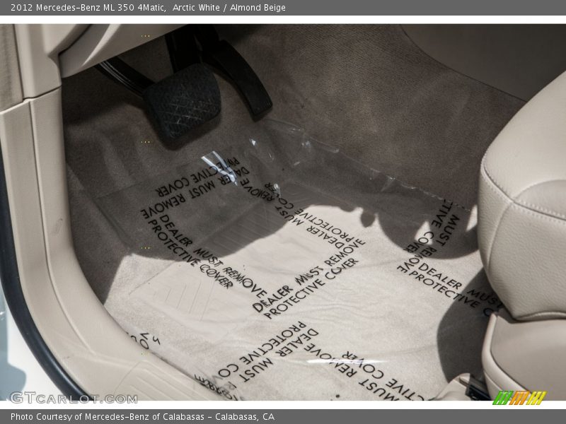 Arctic White / Almond Beige 2012 Mercedes-Benz ML 350 4Matic