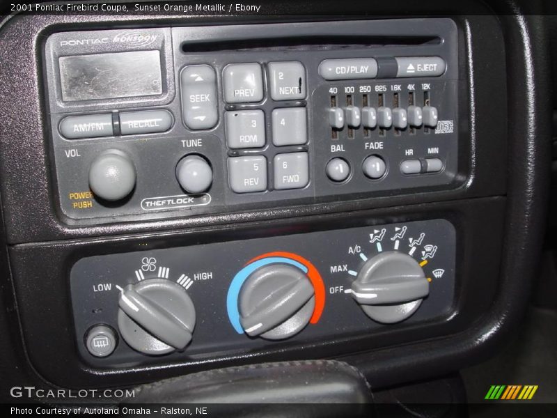 Sunset Orange Metallic / Ebony 2001 Pontiac Firebird Coupe