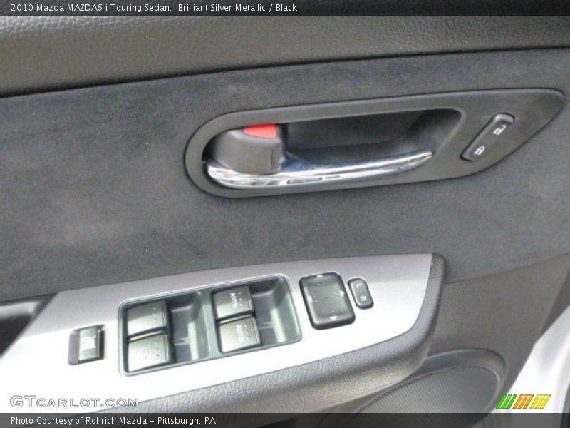 Brilliant Silver Metallic / Black 2010 Mazda MAZDA6 i Touring Sedan