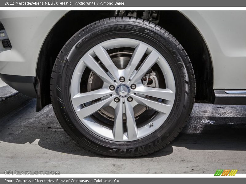 Arctic White / Almond Beige 2012 Mercedes-Benz ML 350 4Matic