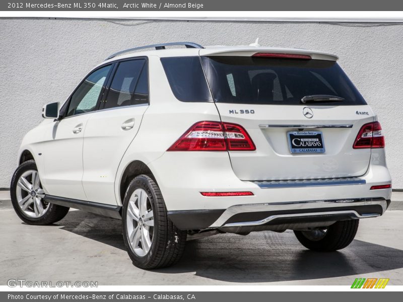 Arctic White / Almond Beige 2012 Mercedes-Benz ML 350 4Matic