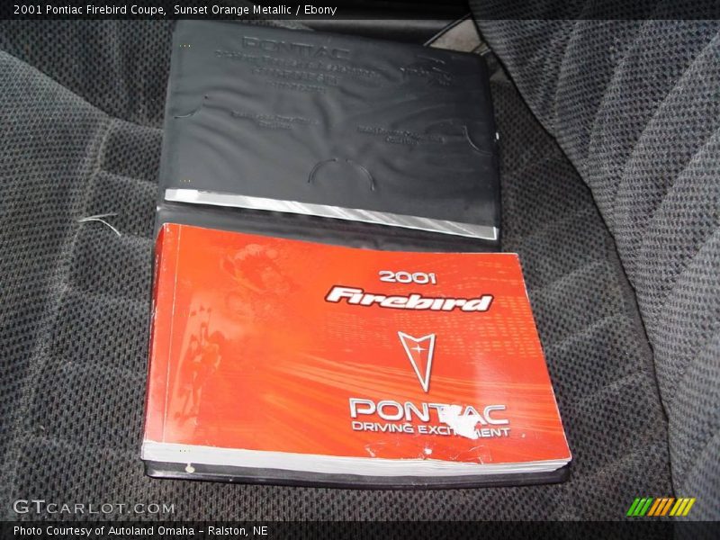 Sunset Orange Metallic / Ebony 2001 Pontiac Firebird Coupe