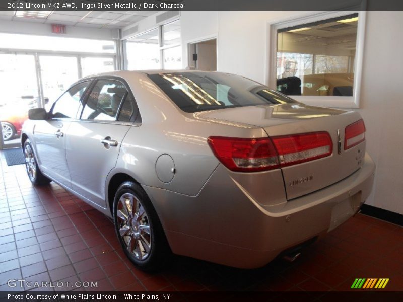 Ingot Silver Metallic / Dark Charcoal 2012 Lincoln MKZ AWD