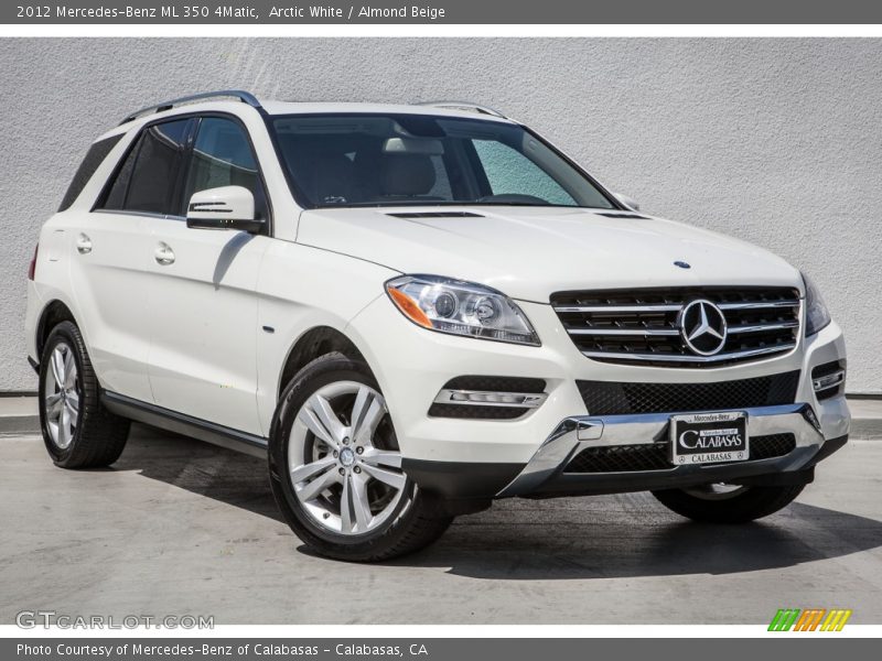 Arctic White / Almond Beige 2012 Mercedes-Benz ML 350 4Matic