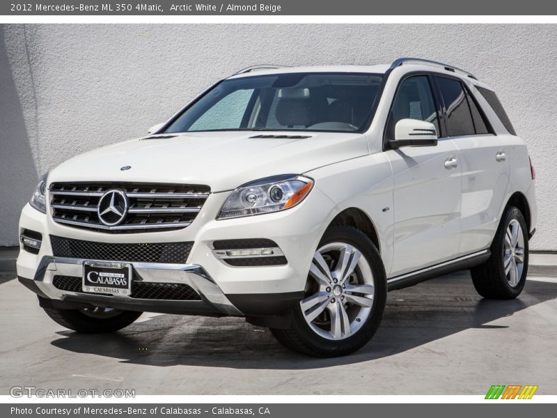 Arctic White / Almond Beige 2012 Mercedes-Benz ML 350 4Matic